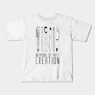 Weapons Of Mass Creation Kids T-Shirt